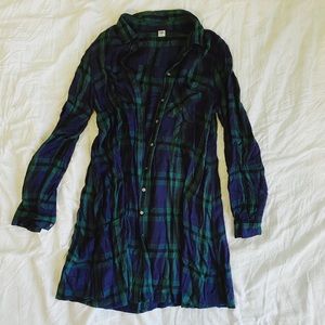 Flannel dress